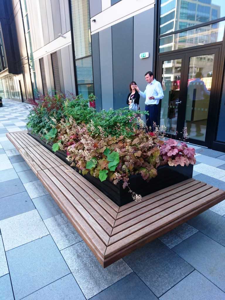 Blueton Street Furniture Planters with seating